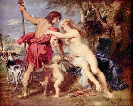 Venere e Adone Rubens
