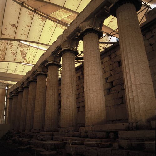 Temple of Apollo Epicurius at Bassae Author Yvon Fruneau CopyrightUNESCO