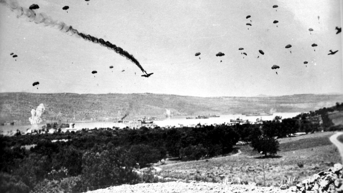 Paratroopers Crète en mai 1941
