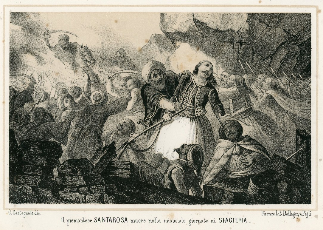 Immagine 3 Il piemontese Santarosa muore nella micidiale giornata di Sfacteria