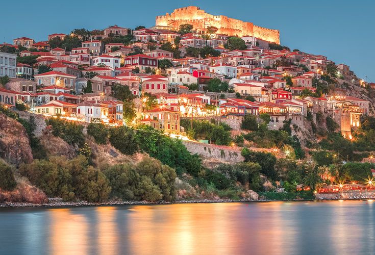 1 molyvos a castle town overwatching the aegean sea 1 0 Lesbos DISCOVER GREECE